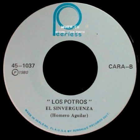 Los Potros / El Sinverguenza - Me Llaman Asesino / Los Potros side B