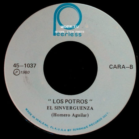 Los Potros / El Sinverguenza - Me Llaman Asesino / Los Potros side B