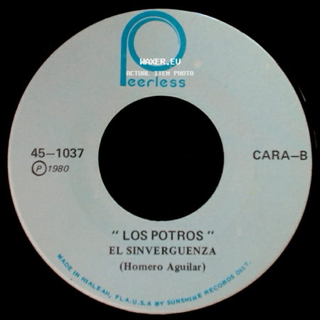 Los Potros / El Sinverguenza - Me Llaman Asesino / Los Potros side B