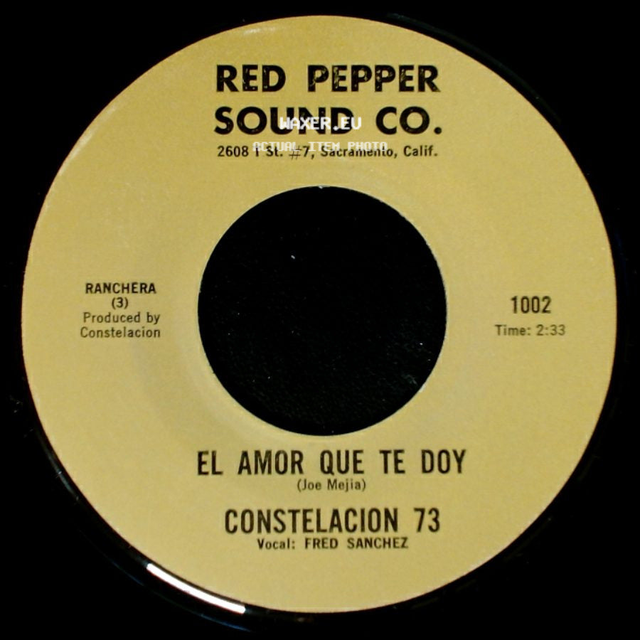 Constelacion 73 - Dichoso / El Amor Que Te Doy side B