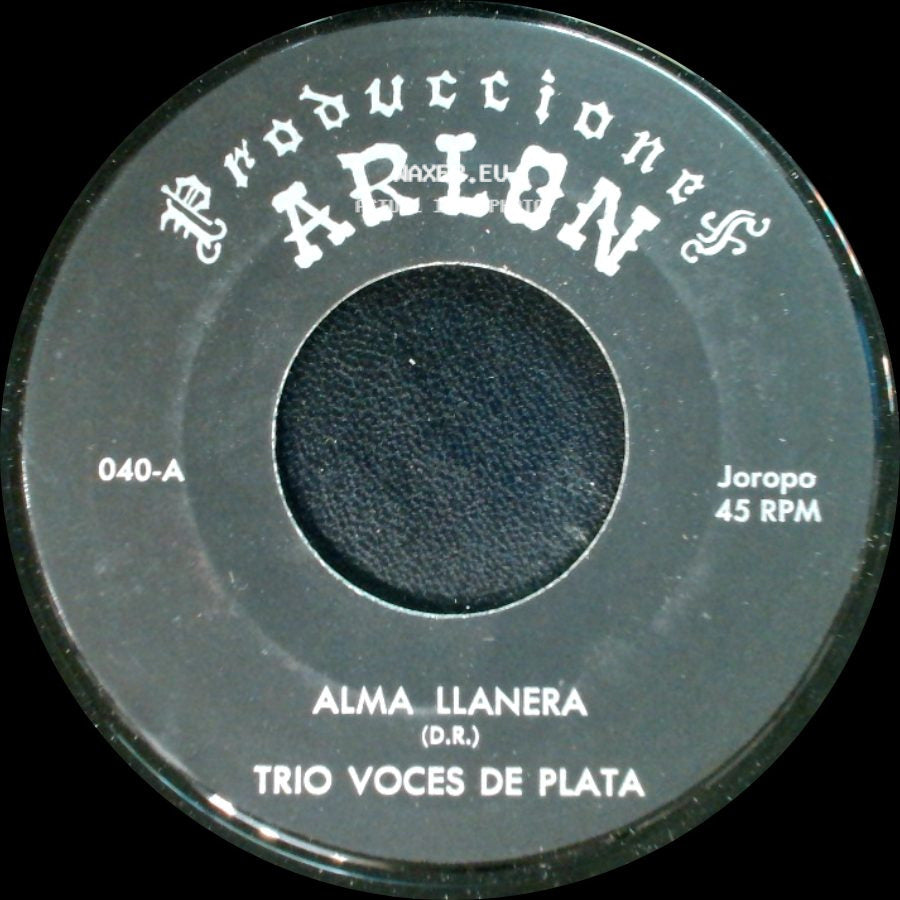 Trio Voces De Plata - Alma Llanera / La Malagueña side A