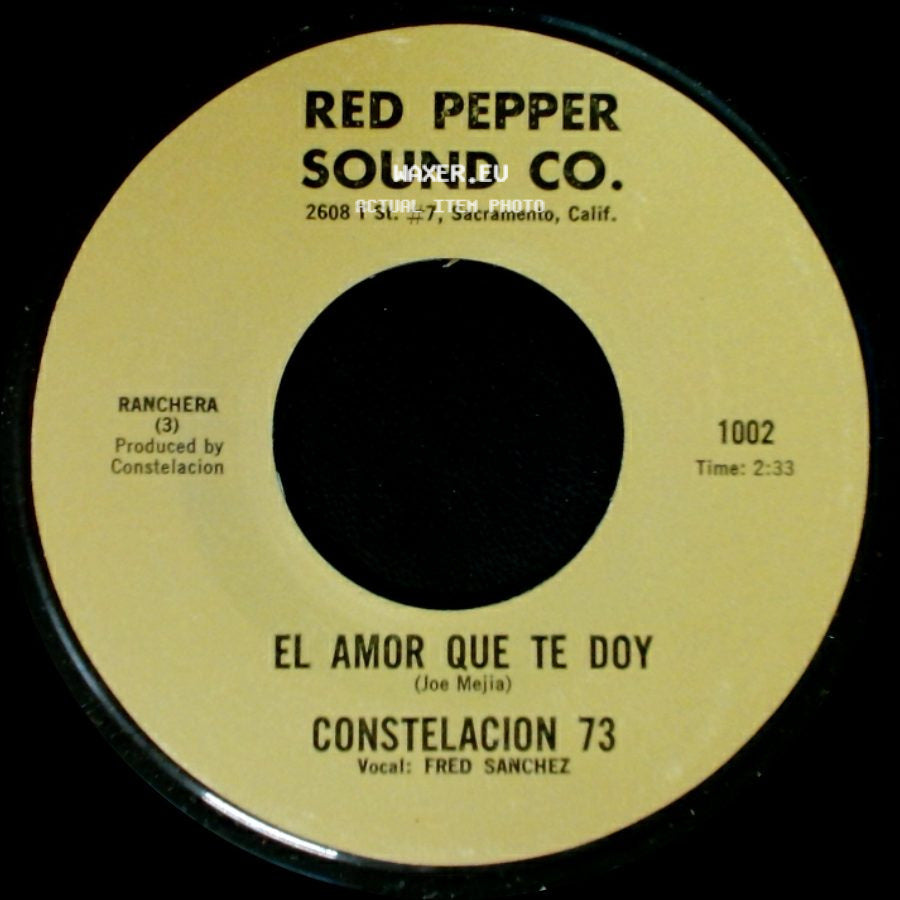 Constelacion 73 - Dichoso / El Amor Que Te Doy side B