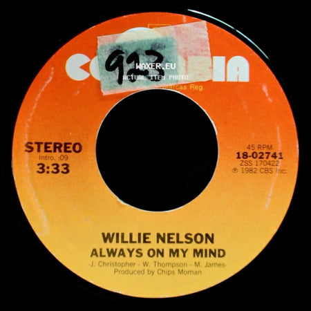 Willie Nelson - The Party's Over / Always On My Mind side B