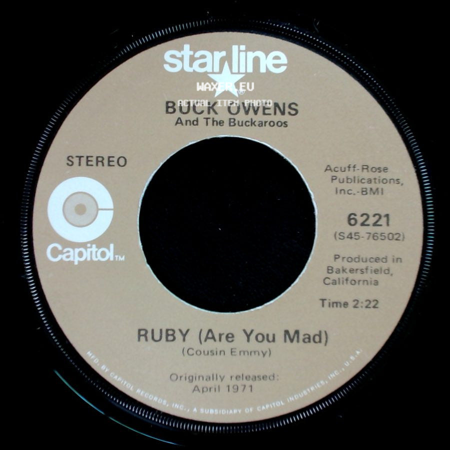 Buck Owens And The Buckaroos - Made In Japan / Ruby (Are You Mad) side B
