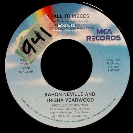 Aaron Neville And Trisha Yearwood - I Fall To Pieces / I Fall To Pieces side A