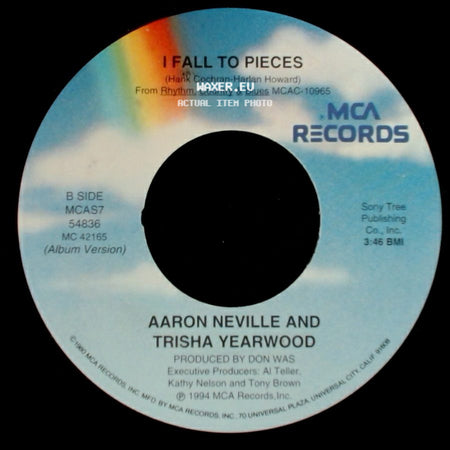 Aaron Neville And Trisha Yearwood - I Fall To Pieces / I Fall To Pieces side B