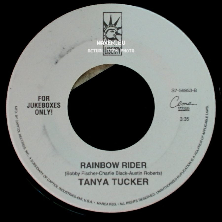 Tanya Tucker - It's A Little Too Late / Rainbow Rider side B