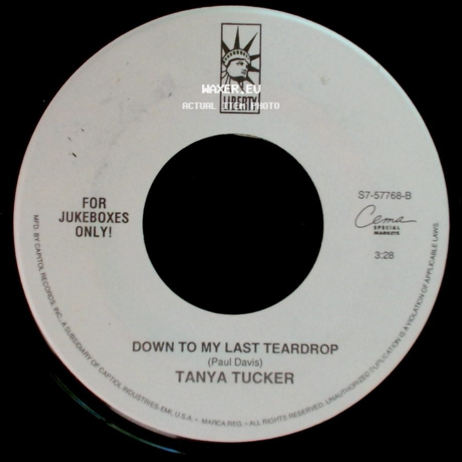 Tanya Tucker - If Your Heart Ain't Busy Tonight / Down To My Last Teardrop side B