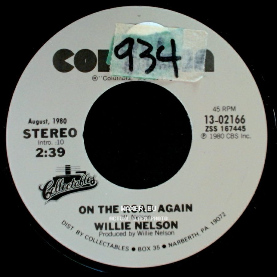 Willie Nelson - On The Road Again / September Song side A