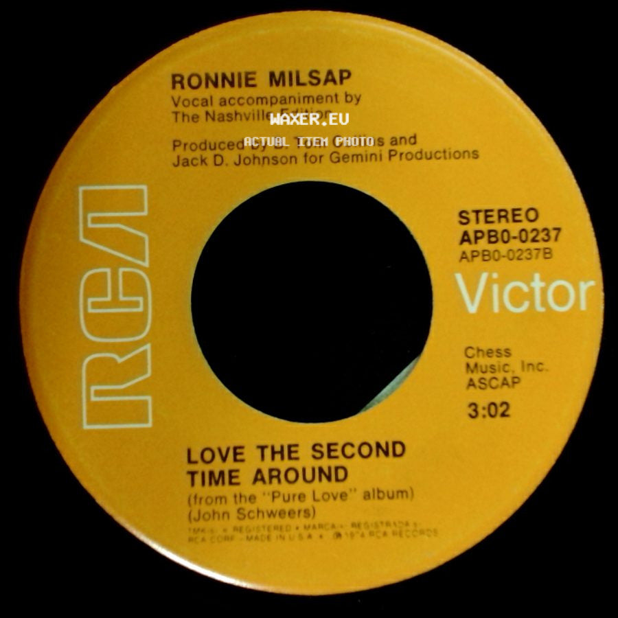 Ronnie Milsap - Pure Love / Love The Second Time Around side B