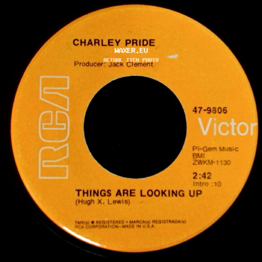 Charley Pride - Things Are Looking Up / Is Anybody Goin' To San Antone side A