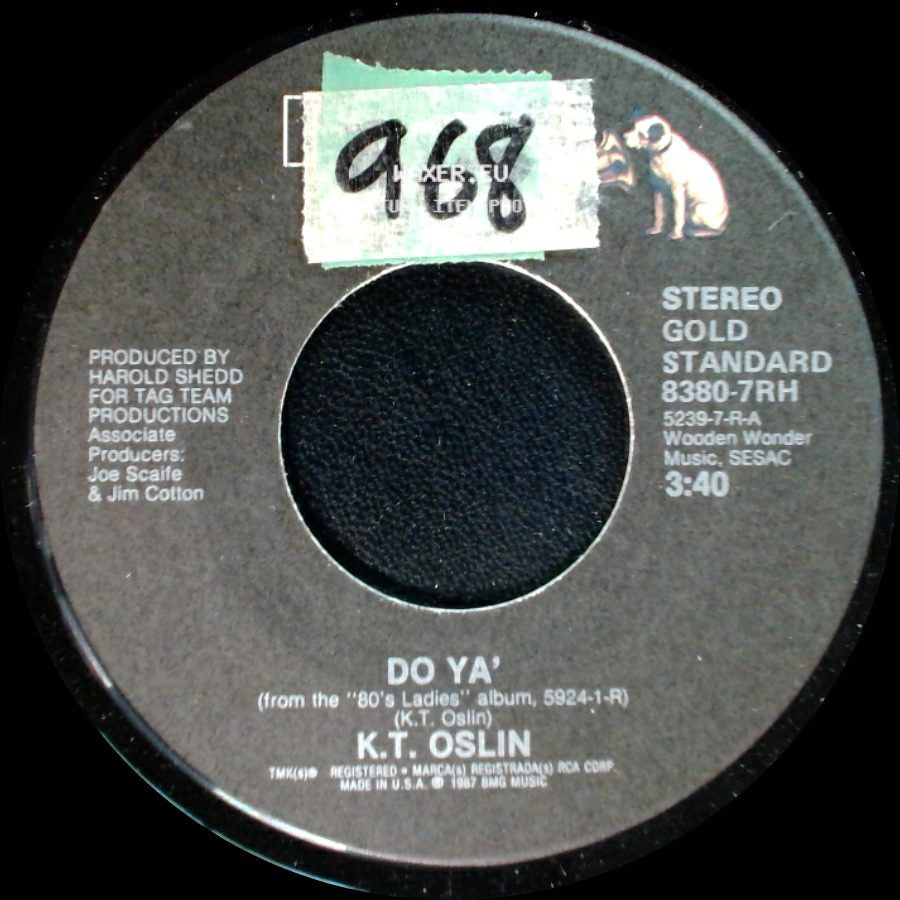 K.T. Oslin - 80's Ladies / Do Ya' side B