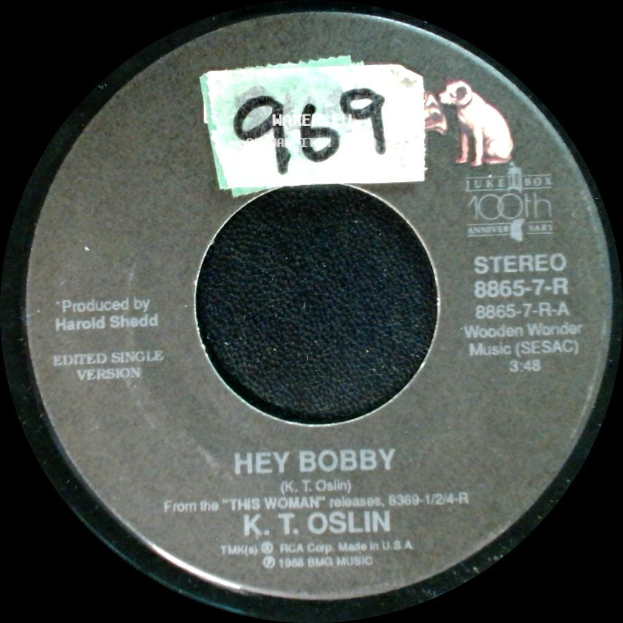 K. T. Oslin - Where Is A Woman To Go / Hey Bobby side B