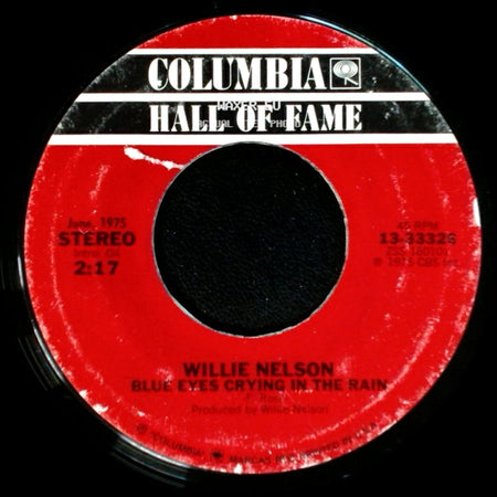 Willie Nelson - Remember Me (When The Candle Lights Are Burning) / Blue Eyes Crying In The Rain side B