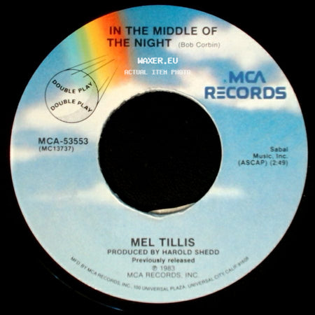 Mel Tillis - Coca Cola Cowboy / In The Middle Of The Night side B