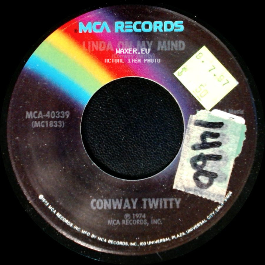 Conway Twitty - Linda On My Mind / Just Not Over You Yet side A