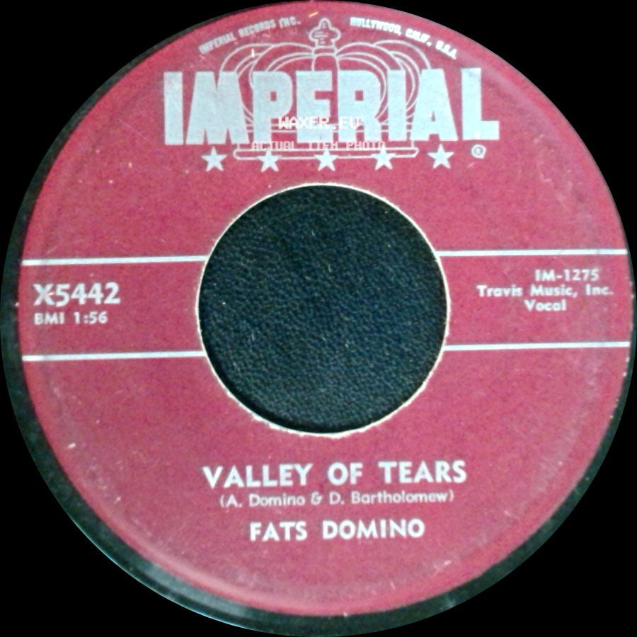Fats Domino - It's You I Love / Valley Of Tears side B