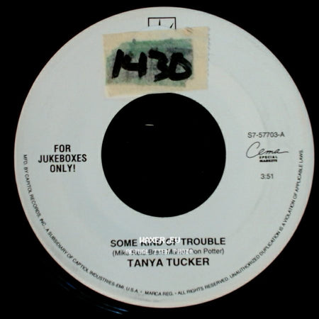 Tanya Tucker - Oh What It Did To Me / Some Kind Of Trouble side B