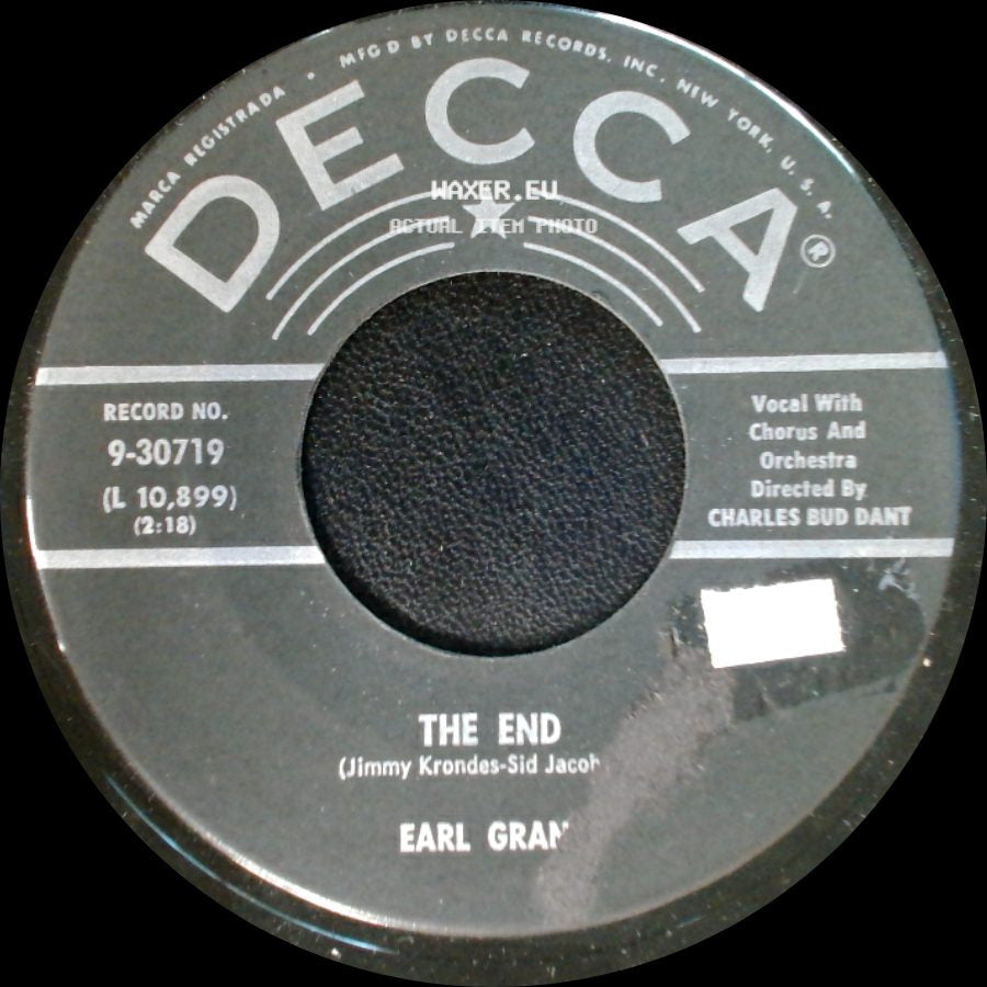 Earl Grant - The End / Hunky Dunky Doo side A