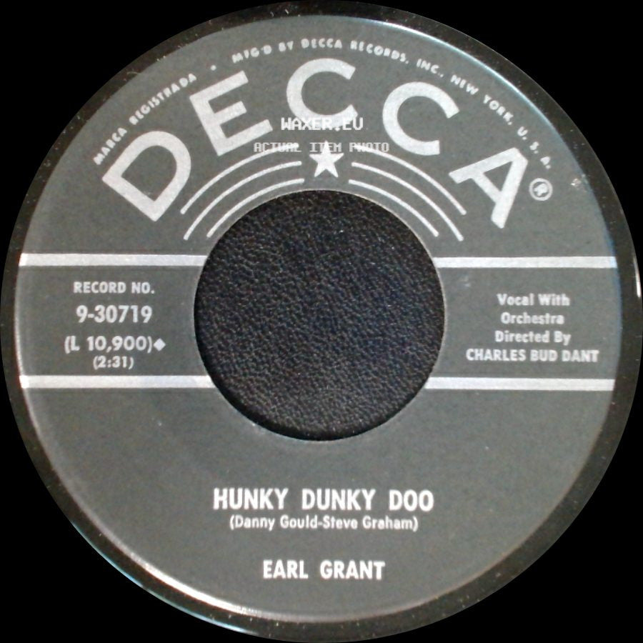 Earl Grant - The End / Hunky Dunky Doo side B