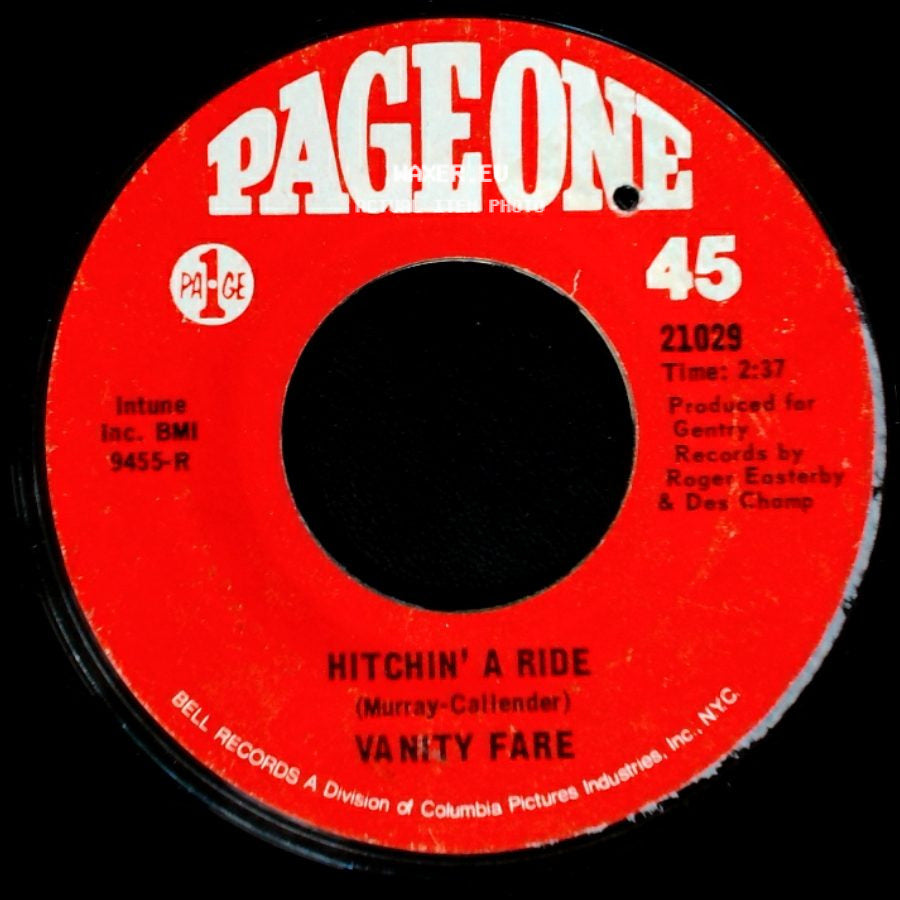 Vanity Fare - Hitchin' A Ride / Man Child side A
