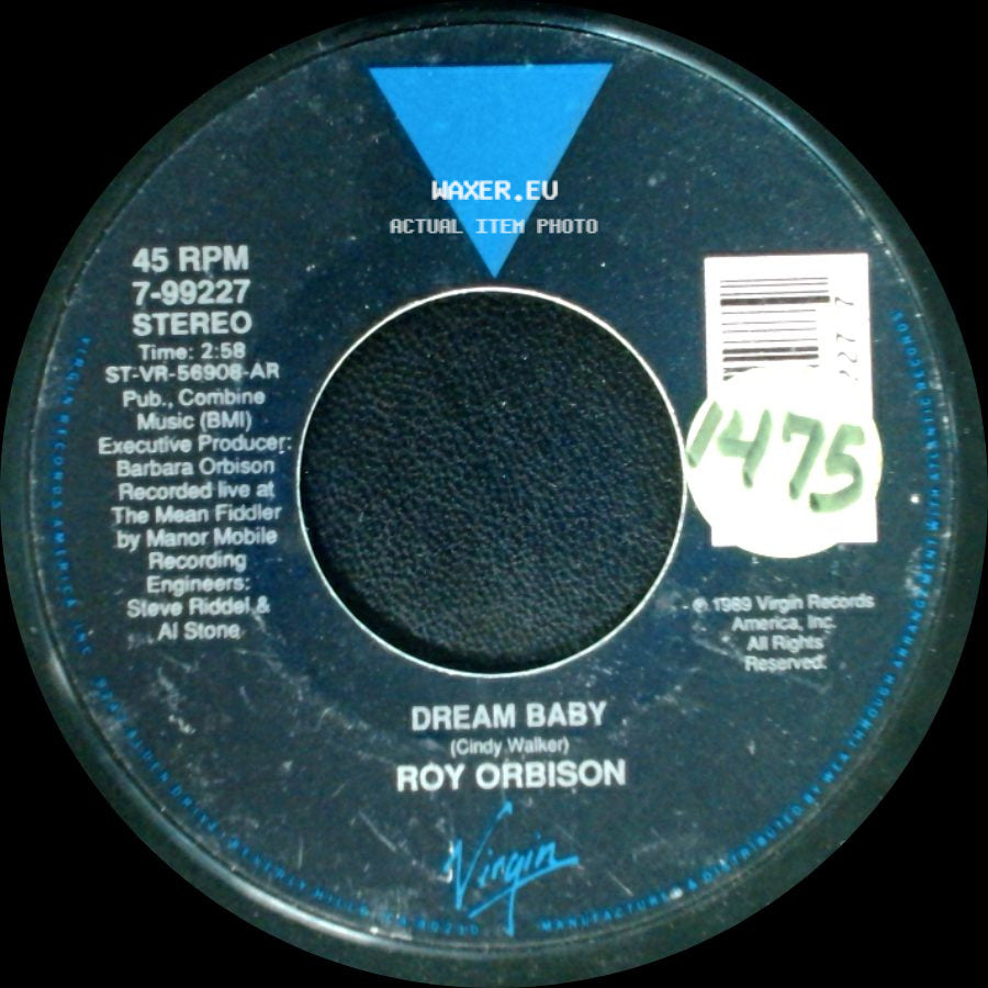 Roy Orbison - She's A Mystery To Me / Dream Baby side B