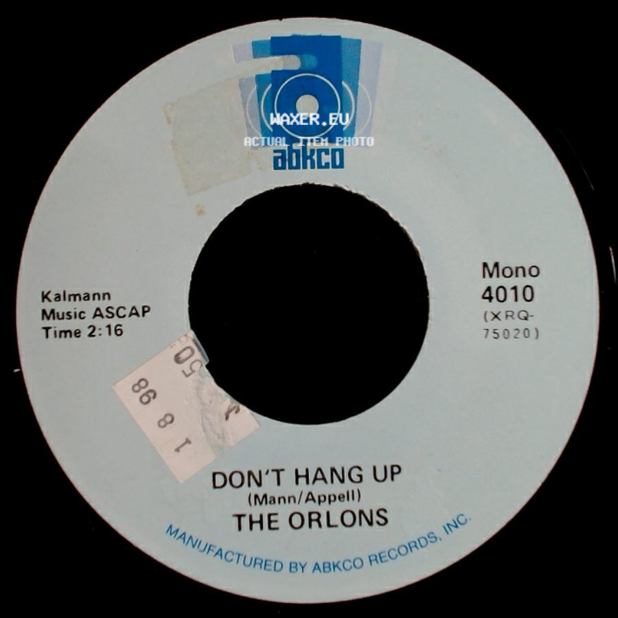 The Orlons - Don't Hang Up / Wa-Watusi side A