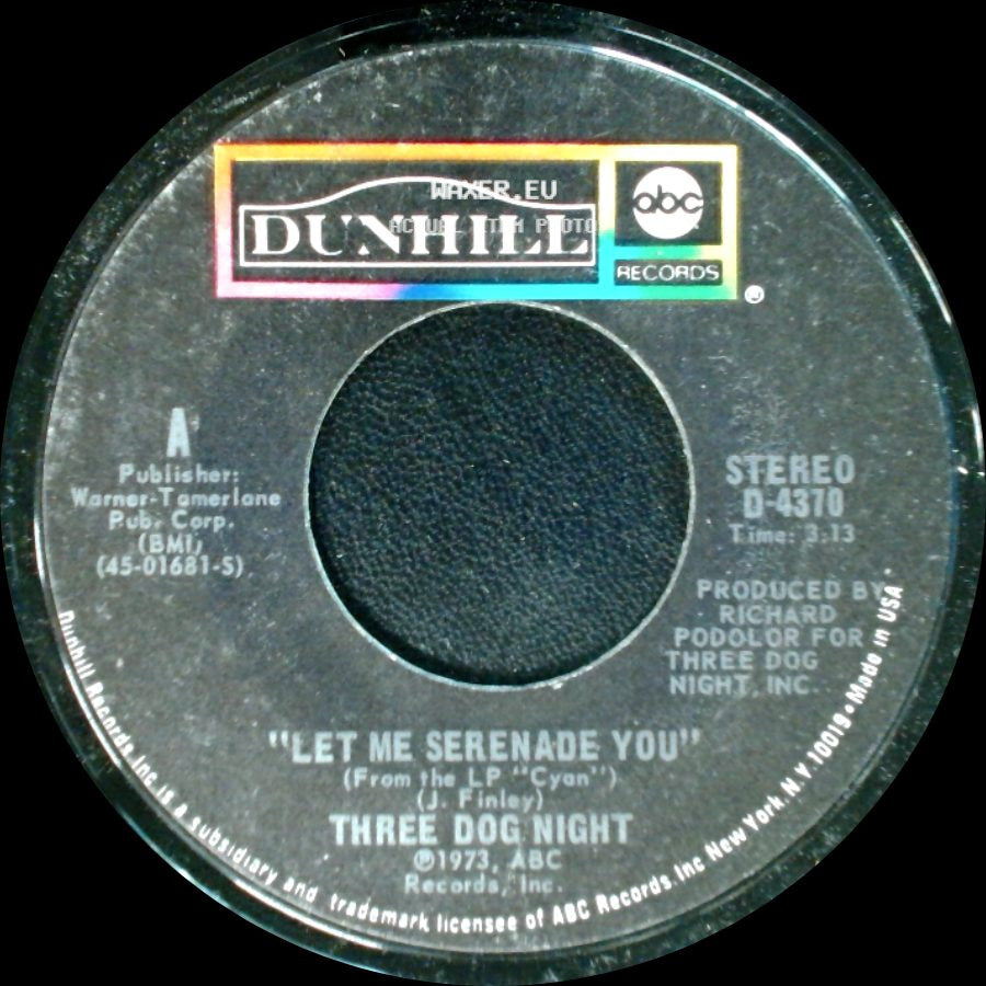 Three Dog Night - Storybook Feeling / Let Me Serenade You side B