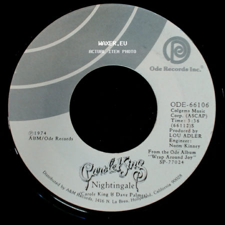 Carole King - Nightingale / You're Something New side A