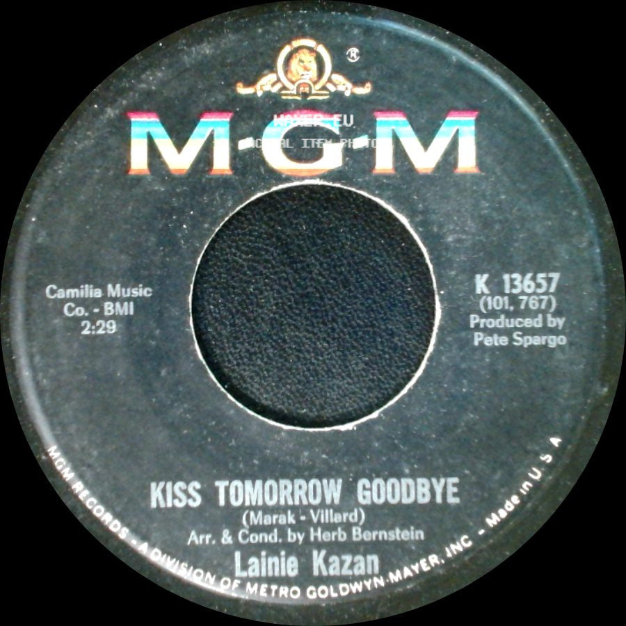 Lainie Kazan - Sweet Talk / Kiss Tomorrow Goodbye side B