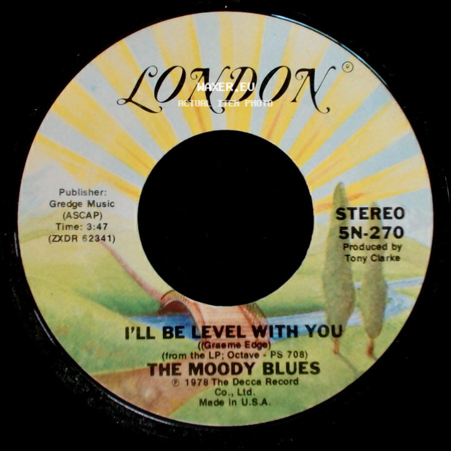 The Moody Blues - I'll Be Level With You / Steppin' In A Slide Zone side A