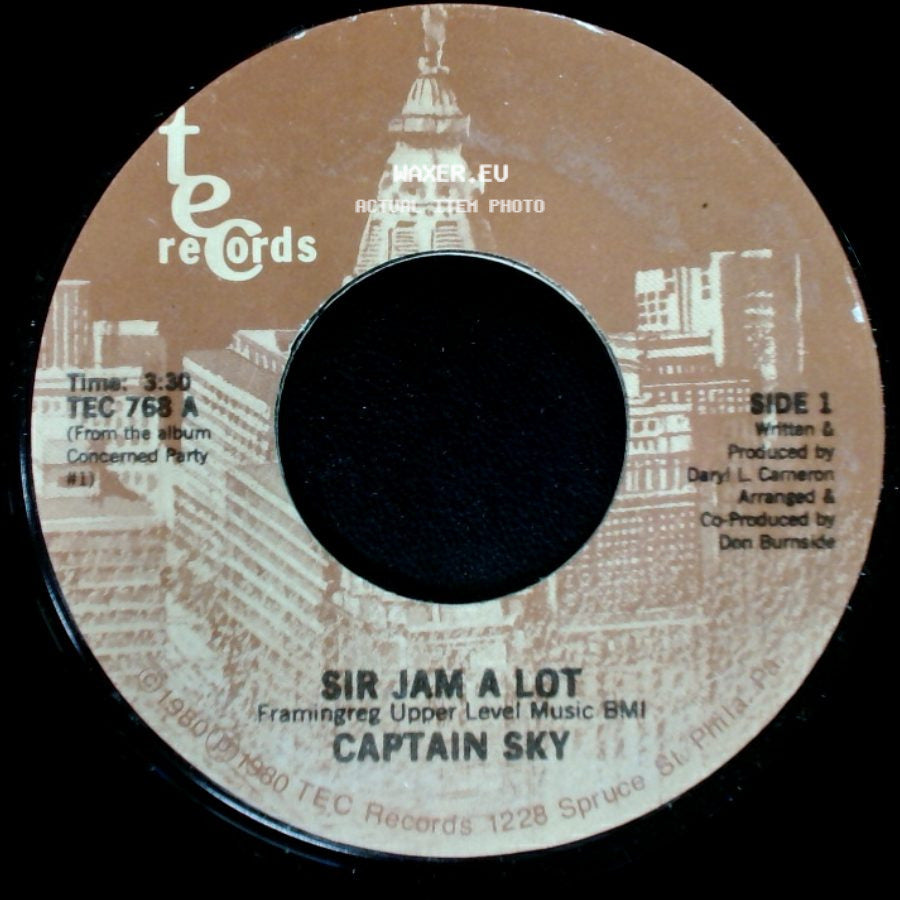 Captain Sky - Sir Jam A Lot / Elementry School Of Funk side A