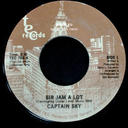 Captain Sky - Sir Jam A Lot / Elementry School Of Funk side A