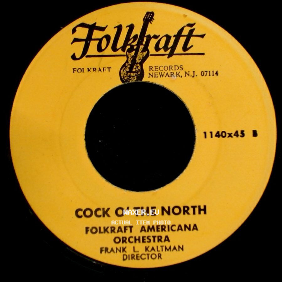 Folkraft Americana Orchestra - Cock O' The North / Sherbrooke Slide side A