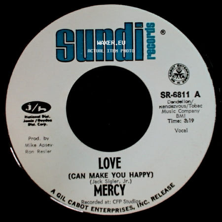 Mercy - Love (Can Make You Happy) / Fire Ball side A