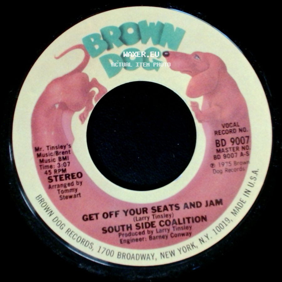South Side Coalition - Get Off Your Seats And Jam / Get Off Your Seats And Jam side B