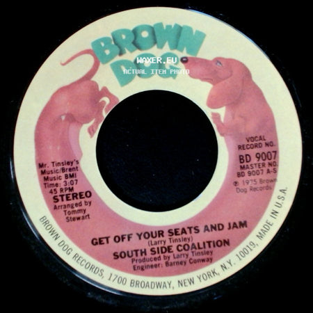 South Side Coalition - Get Off Your Seats And Jam / Get Off Your Seats And Jam side B