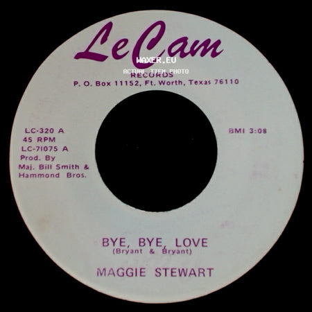 Maggie Stewart - Bye, Bye Love / Black Velvet side A