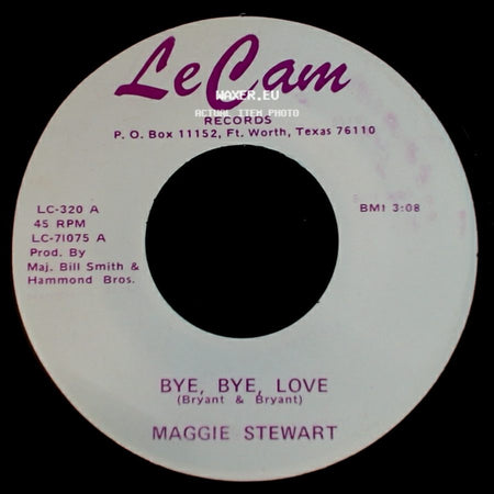 Maggie Stewart - Bye, Bye Love / Black Velvet side A