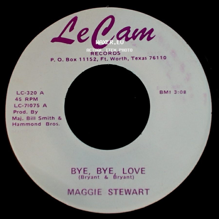 Maggie Stewart - Bye, Bye Love / Black Velvet side A
