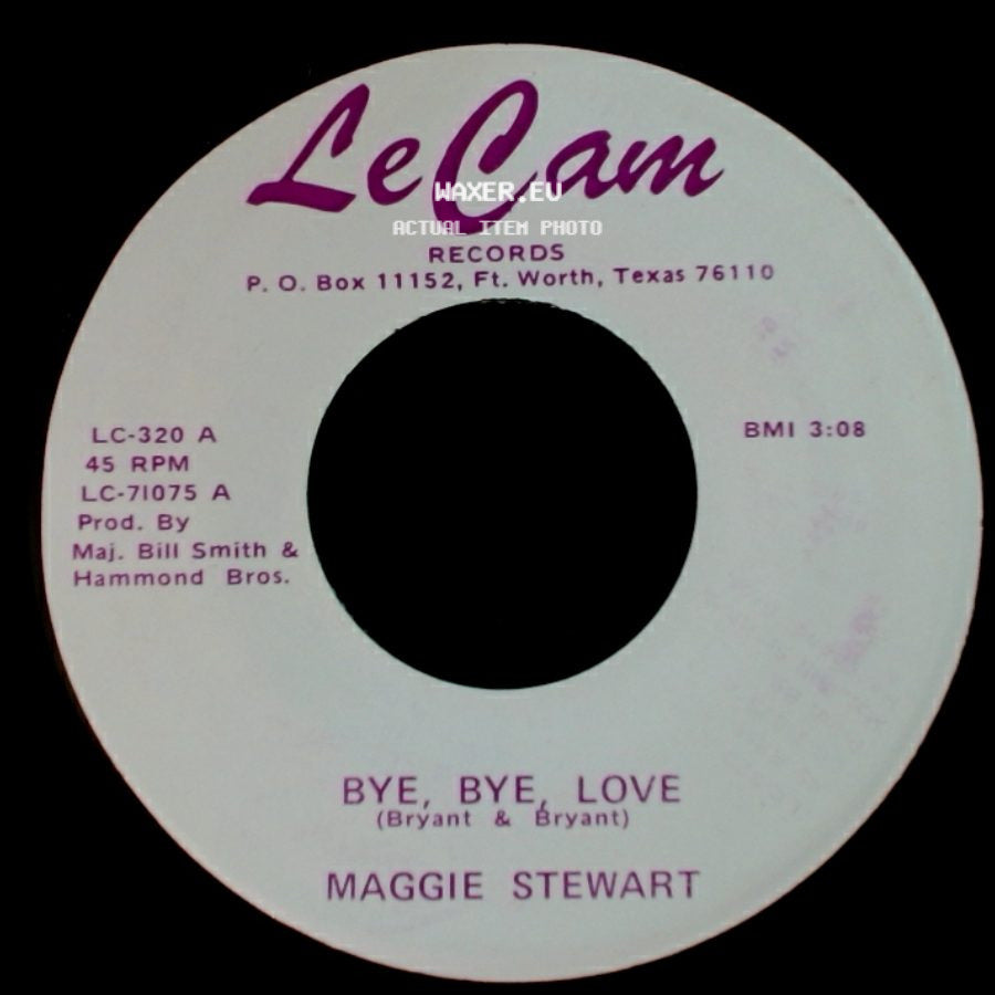 Maggie Stewart - Bye, Bye Love / Black Velvet side A