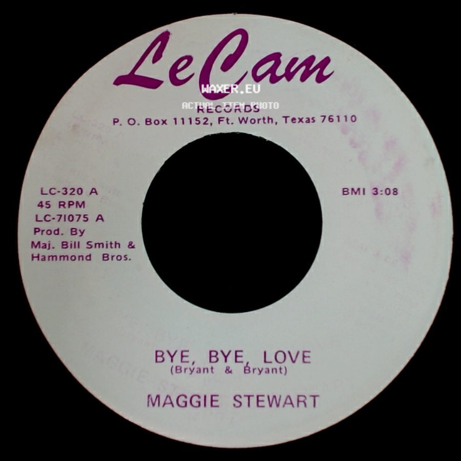 Maggie Stewart - Bye, Bye, Love / Black Velvet side A