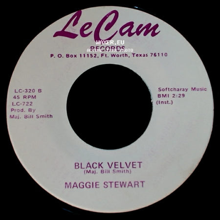 Maggie Stewart - Bye, Bye, Love / Black Velvet side B