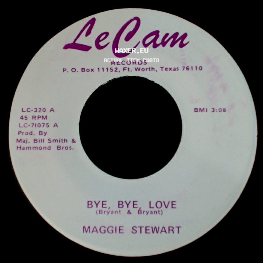 Maggie Stewart - Bye, Bye Love / Black Velvet side A
