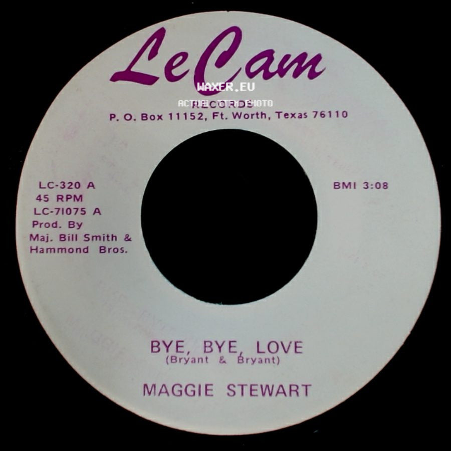Maggie Stewart - Bye, Bye, Love / Black Velvet side A