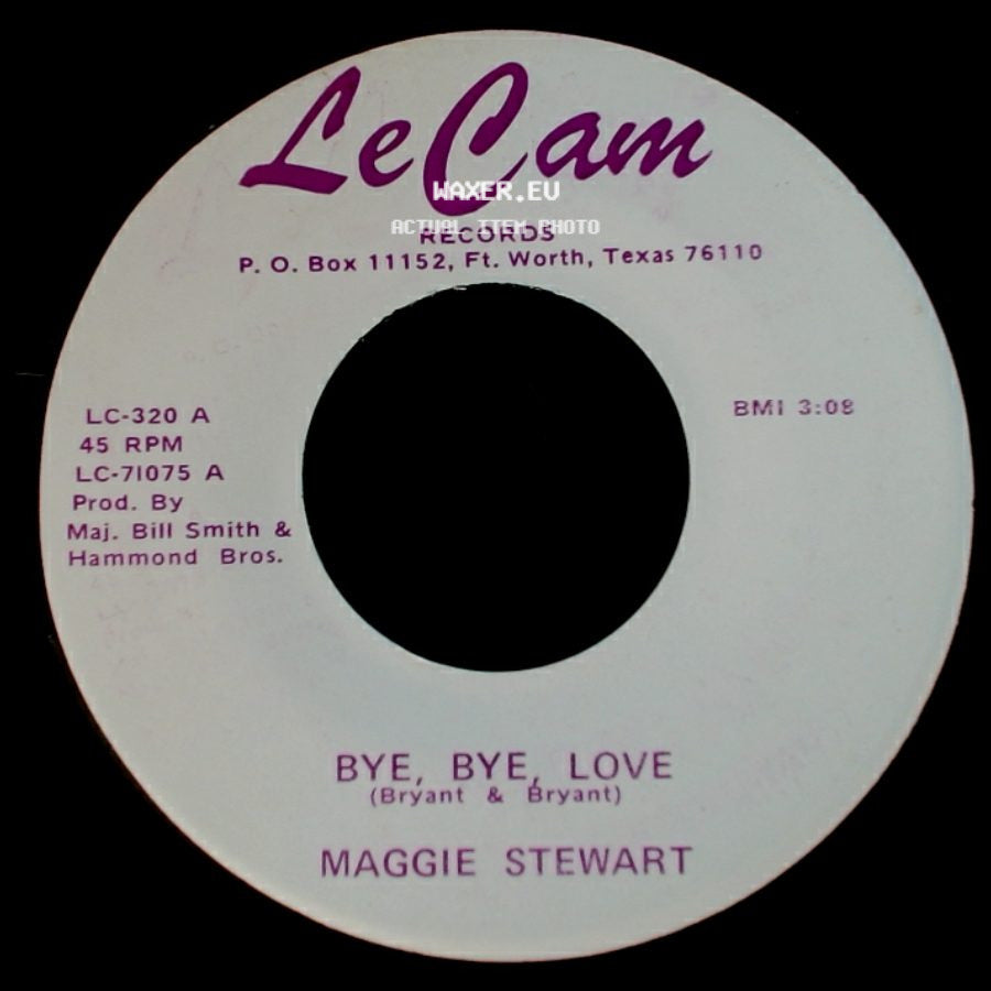 Maggie Stewart - Bye, Bye, Love / Black Velvet side A