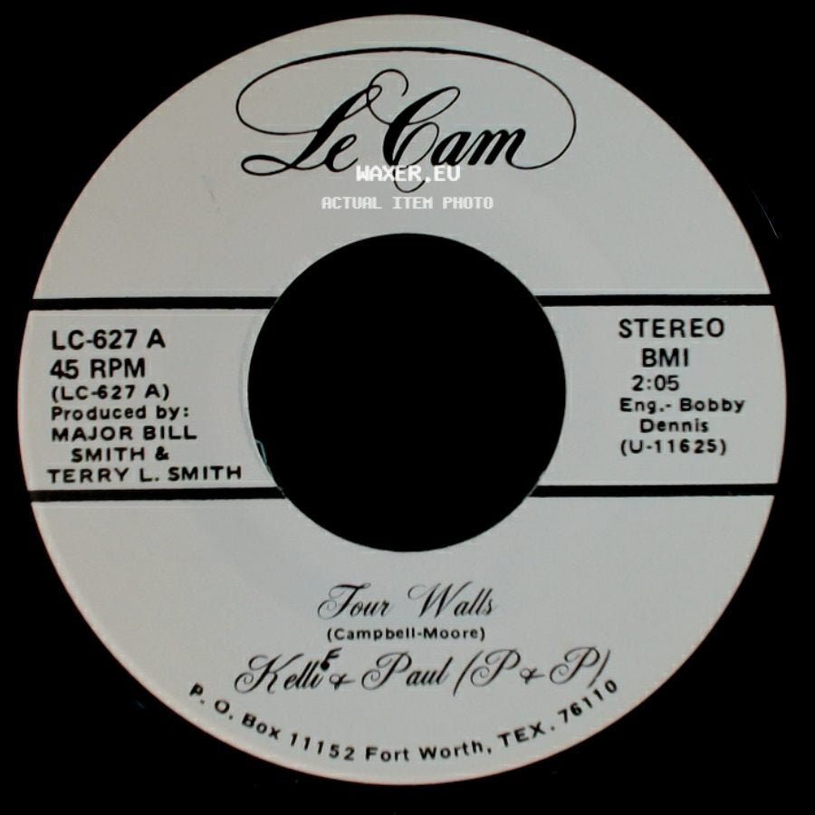 Kellie & Paul (P & P) - I Wouldn't Trade You For The World / Four Walls side B