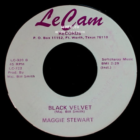 Maggie Stewart - Bye, Bye Love / Black Velvet side B