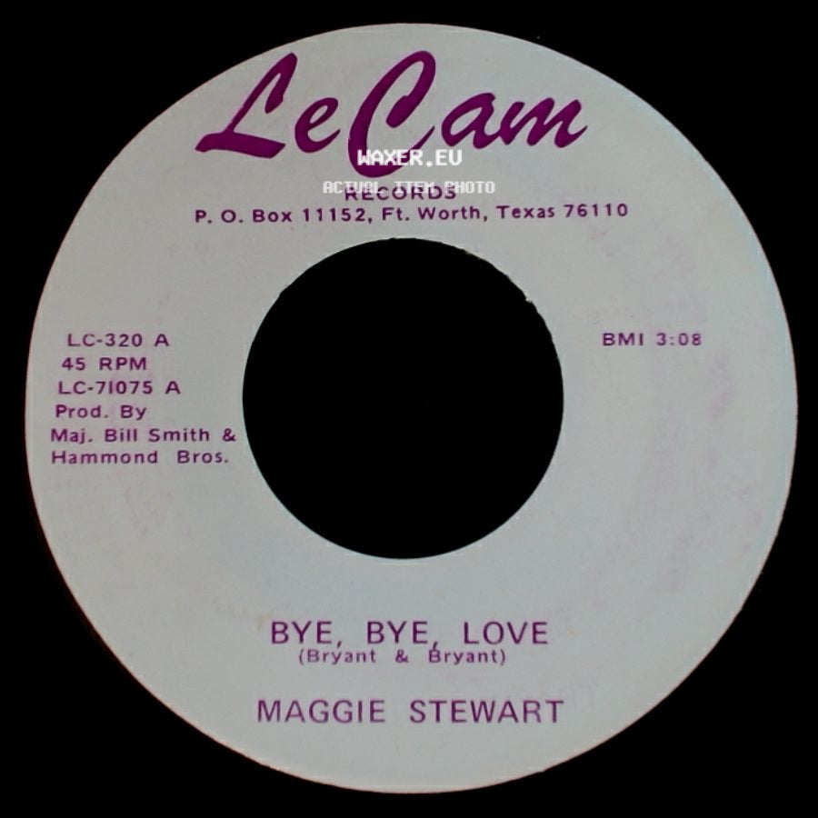 Maggie Stewart - Bye, Bye, Love / Black Velvet side A
