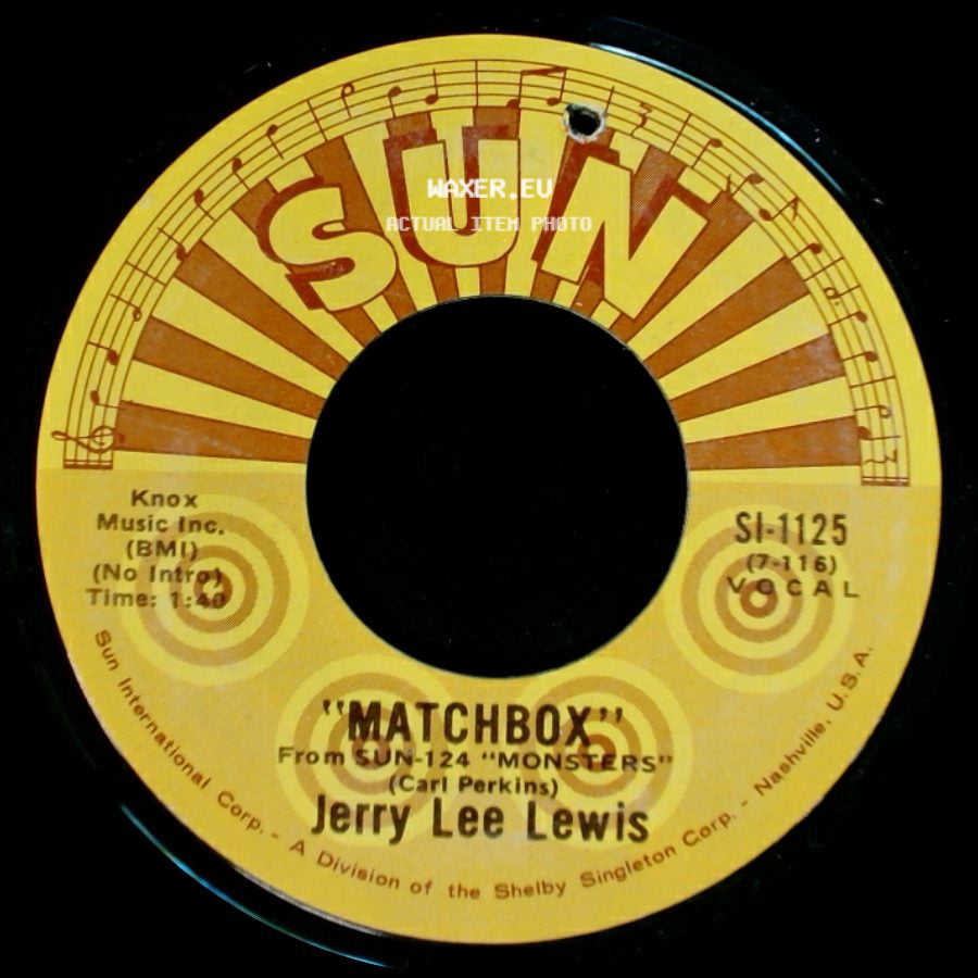 Jerry Lee Lewis - Matchbox / Love On Broadway side A